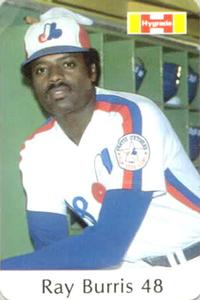 1982 Hygrade Meats Montreal Expos #NNO Ray Burris Front
