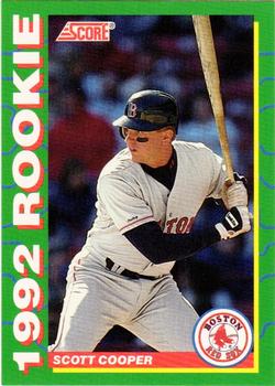 1992 Score Rookies #13 Scott Cooper Front