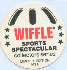 1978 Wiffle Ball Discs #NNO Rollie Fingers Back