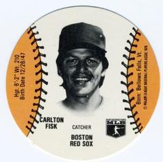 1978 Wiffle Ball Discs #NNO Carlton Fisk Front