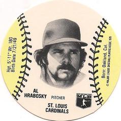 1978 Wiffle Ball Discs #NNO Al Hrabosky Front