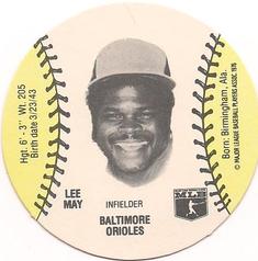 1978 Wiffle Ball Discs #NNO Lee May Front