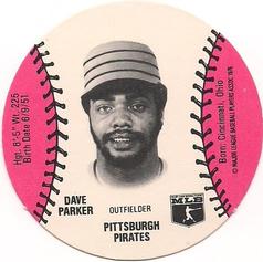 1978 Wiffle Ball Discs #NNO Dave Parker Front