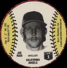 1978 Wiffle Ball Discs #NNO Joe Rudi Front