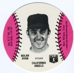 1978 Wiffle Ball Discs #NNO Nolan Ryan Front