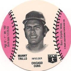 1978 Wiffle Ball Discs #NNO Manny Trillo Front