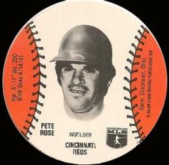 1978 Wiffle Ball Discs #NNO Pete Rose Front