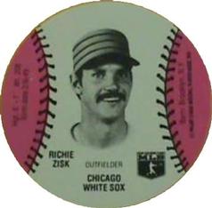 1978 Wiffle Ball Discs #NNO Richie Zisk Front