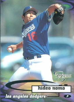 1998 SkyBox Dugout Axcess #23 Hideo Nomo Front