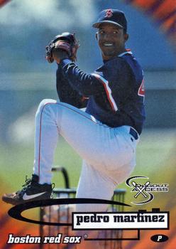 1998 SkyBox Dugout Axcess #56 Pedro Martinez Front