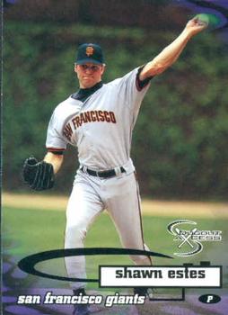 1998 SkyBox Dugout Axcess #48 Shawn Estes Front