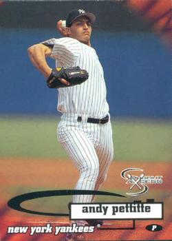 1998 SkyBox Dugout Axcess #75 Andy Pettitte Front