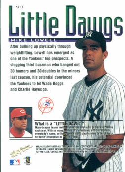 1998 SkyBox Dugout Axcess #93 Mike Lowell Back