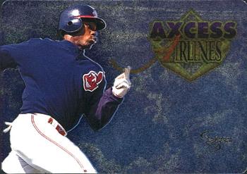 1998 SkyBox Dugout Axcess - Frequent Flyers #FF2 Kenny Lofton Front