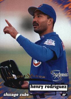 1998 SkyBox Dugout Axcess - Inside Axcess #8 Henry Rodriguez Front
