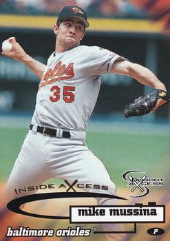 1998 SkyBox Dugout Axcess - Inside Axcess #53 Mike Mussina Front