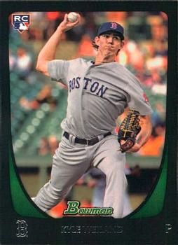 2011 Bowman Draft Picks & Prospects #102 Kyle Weiland Front