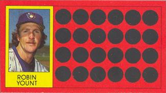 1981 Topps Scratch-Offs #10 Robin Yount Front