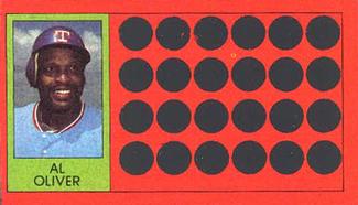 1981 Topps Scratch-Offs #4 Al Oliver Front