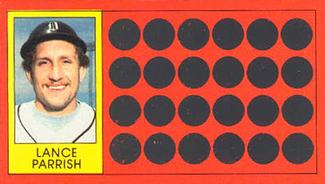 1981 Topps Scratch-Offs #14 Lance Parrish Front