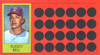 1981 Topps Scratch-Offs #21 Buddy Bell Front
