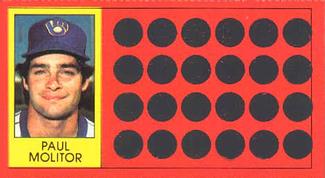 1981 Topps Scratch-Offs #35 Paul Molitor Front