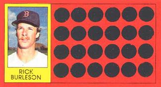 1981 Topps Scratch-Offs #37 Rick Burleson Front
