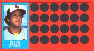 1981 Topps Scratch-Offs #49 Steve Stone Front