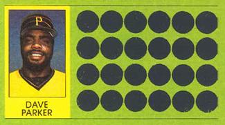 1981 Topps Scratch-Offs #59 Dave Parker Front