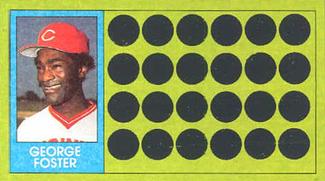 1981 Topps Scratch-Offs #65 George Foster Front