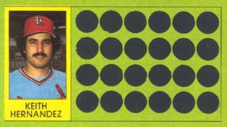 1981 Topps Scratch-Offs #67 Keith Hernandez Front