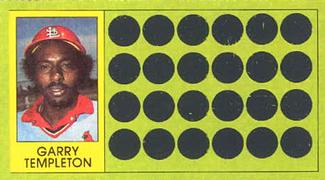 1981 Topps Scratch-Offs #82 Garry Templeton Front