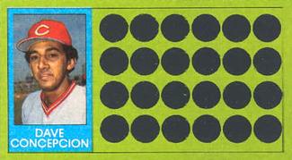 1981 Topps Scratch-Offs #95 Dave Concepcion Front