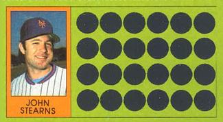 1981 Topps Scratch-Offs #96 John Stearns Front