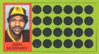 1981 Topps Scratch-Offs #97 Jerry Mumphrey Front