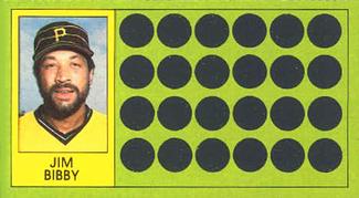 1981 Topps Scratch-Offs #105 Jim Bibby Front