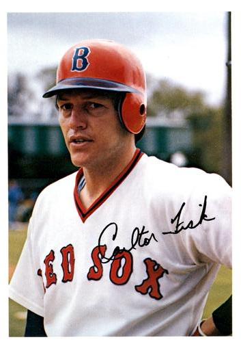 1981 Topps Home Team Photos Boston Red Sox #NNO Carlton Fisk Front