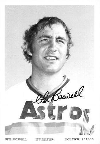 1976 Houston Astros Photocards #NNO Ken Boswell Front