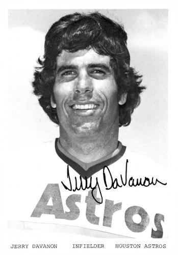 1976 Houston Astros Photocards #NNO Jerry DaVanon Front