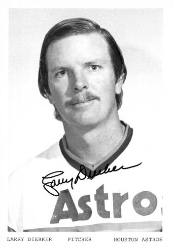 1976 Houston Astros Photocards #NNO Larry Dierker Front