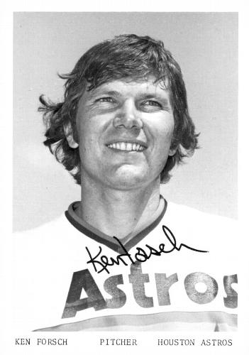 1976 Houston Astros Photocards #NNO Ken Forsch Front