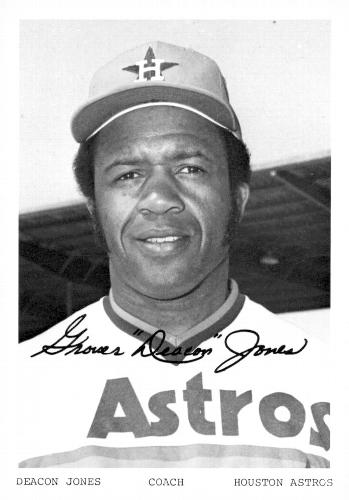 1976 Houston Astros Photocards #NNO Deacon Jones Front