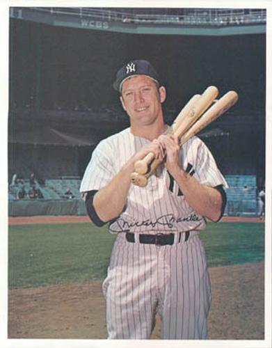 1965 New York Yankees Color Picture Pack #NNO Mickey Mantle Front