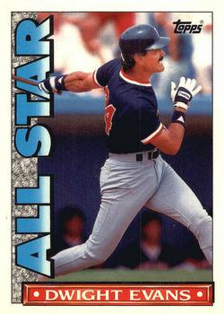 1990 Topps TV All-Stars #28 Dwight Evans Front