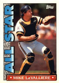 1990 Topps TV All-Stars #57 Mike LaValliere Front