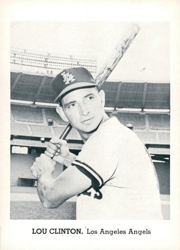 1965 Jay Publishing Los Angeles Angels #NNO Lou Clinton Front