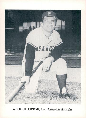 1965 Jay Publishing Los Angeles Angels #NNO Albie Pearson Front
