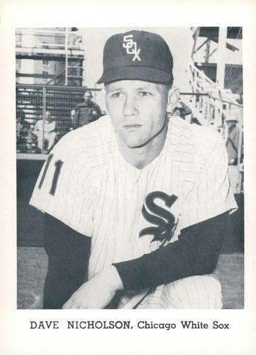 1965 Jay Publishing Chicago White Sox #NNO Dave Nicholson Front