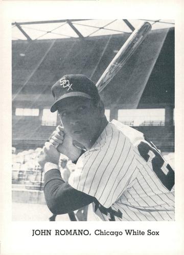 1965 Jay Publishing Chicago White Sox #NNO John Romano Front