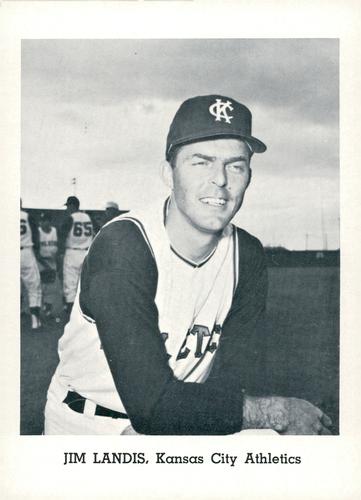 1965 Jay Publishing Kansas City Athletics #NNO Jim Landis Front